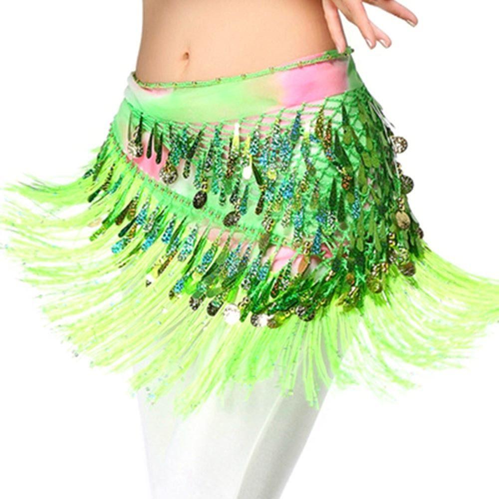 For Thailand/India/Arab Show Costumes Tassels Waist Chain Hip Scarf Belly Dance Belt Dancer Skirt