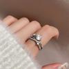 Huitan Trendy Women Rings New Wedding Accessories Ослепительный кубический цирконий Темперамент Элегантные женские помолвочные украшения