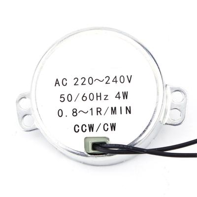1 шт. AC 220-240 В синхронный двигатель электрический редукторный роторный двигатель 4 Вт CW/CCW 0,8-1 об/мин 2,5-3 об/мин 5-6 об/мин 8-10 об/мин