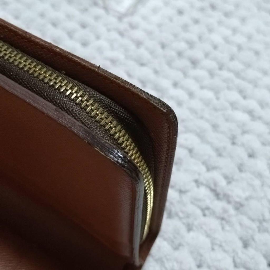 Used Beautiful condition Louis Vuitton Monogram Porte Papier Zip folding wallet with pass case