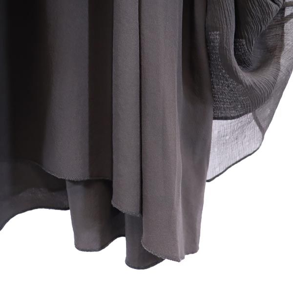 Athe' Vanessabruno Silk Blend Short Sleeve Tunic 36 Gray Women Used