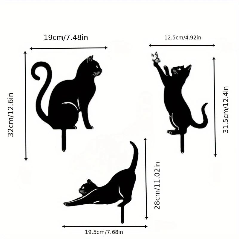 Знак-вставка в землю Металлический Крест для Садовой Декорации