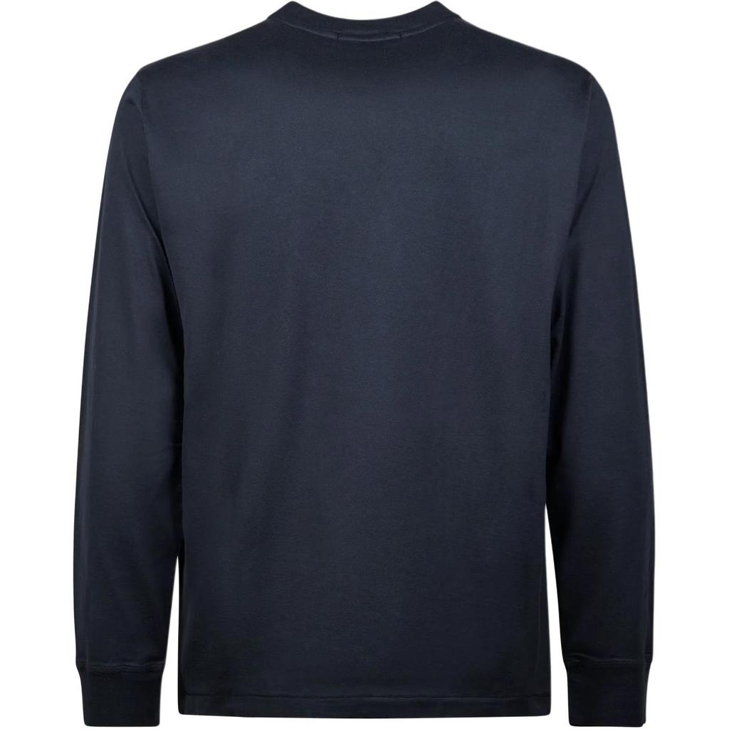 STONE ISLAND Мужская футболка с длинным рукавом и круглым вырезом с деталью логотипа L1S152100031S0013-V0020