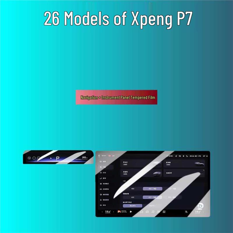 Закаленное защитное стекло XPeng P7 HD Матовое Антицарапающее для 26 Новых Моделей - Аксессуары для Интерьера Автомобиля