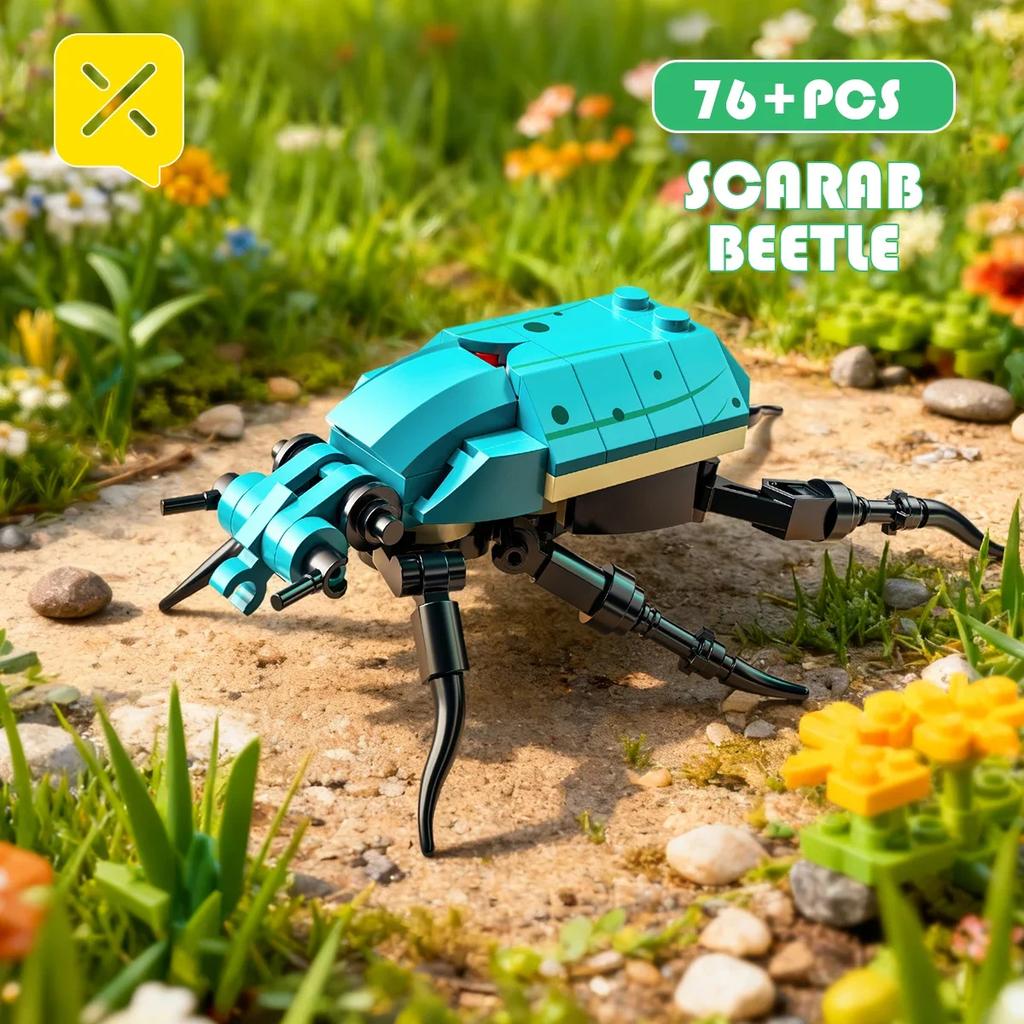 Конструктор ToylinX 8 в 1 Робот-Насекомое, 699 деталей, DIY Сборка, Подарок для Детей и Взрослых, Мальчиков и Девочек, с Реалистичной Моделью Насекомого