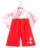 Milk Tea Baby Kids Hakama Rompers Red 70cm Cotton Clothes Baby Clothes Festival Festival First Festival Festival Costume Japanese Clothes Kimono New