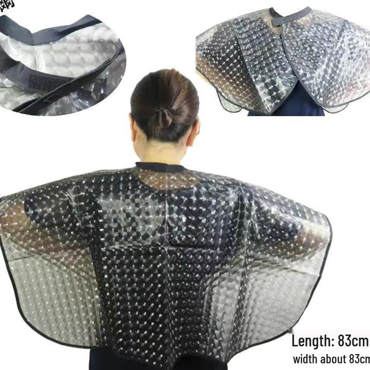 Утолщенная водонепроницаемая накидка для профессиональной завивки и окрашивания - Нелипкий парикмахерский инструмент для салона и дома