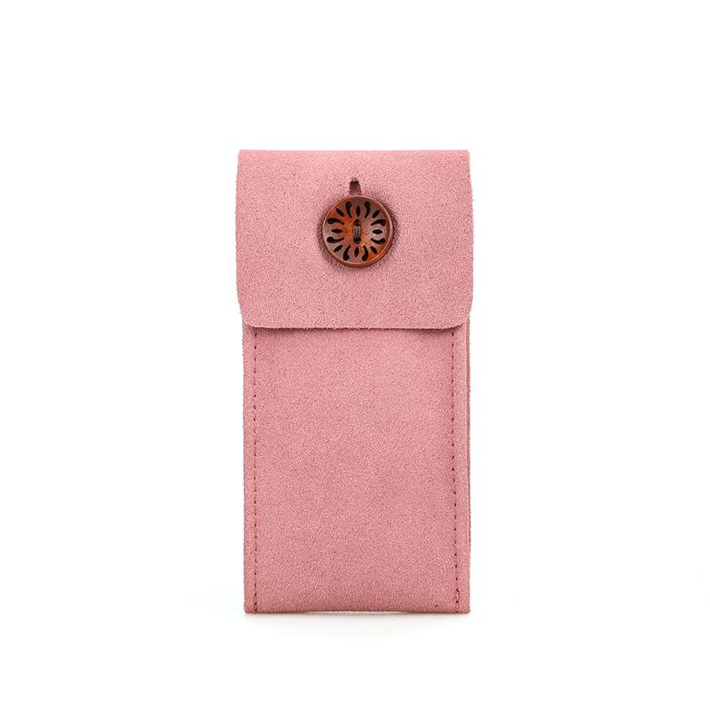 Handmade Genuine Leather Single Watch Bags for Men Retro Anti-Scratch Suede Leather Watch Case Women Watch Holders Soft Watch Storage Pouch