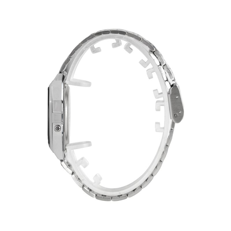 Casio Индивидуальные часы модифицированная серия Кварц Стальной ремешок тот же стиль для мужчин и женщин цветной циферблат A158WA-1