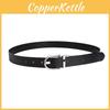 Twolayer Cowhide Ladies Belt With Alloy Closure For Formal Office And Business Outfits