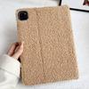 Чехол-подставка из пушистой кожи для планшета iPad Case Air M4 M3 Pro 11" MINI 3 4 5 6 7 8 9 10-го 11-го 12-го Поколения 9.7 10.5 10.9 10.2 11 дюймов