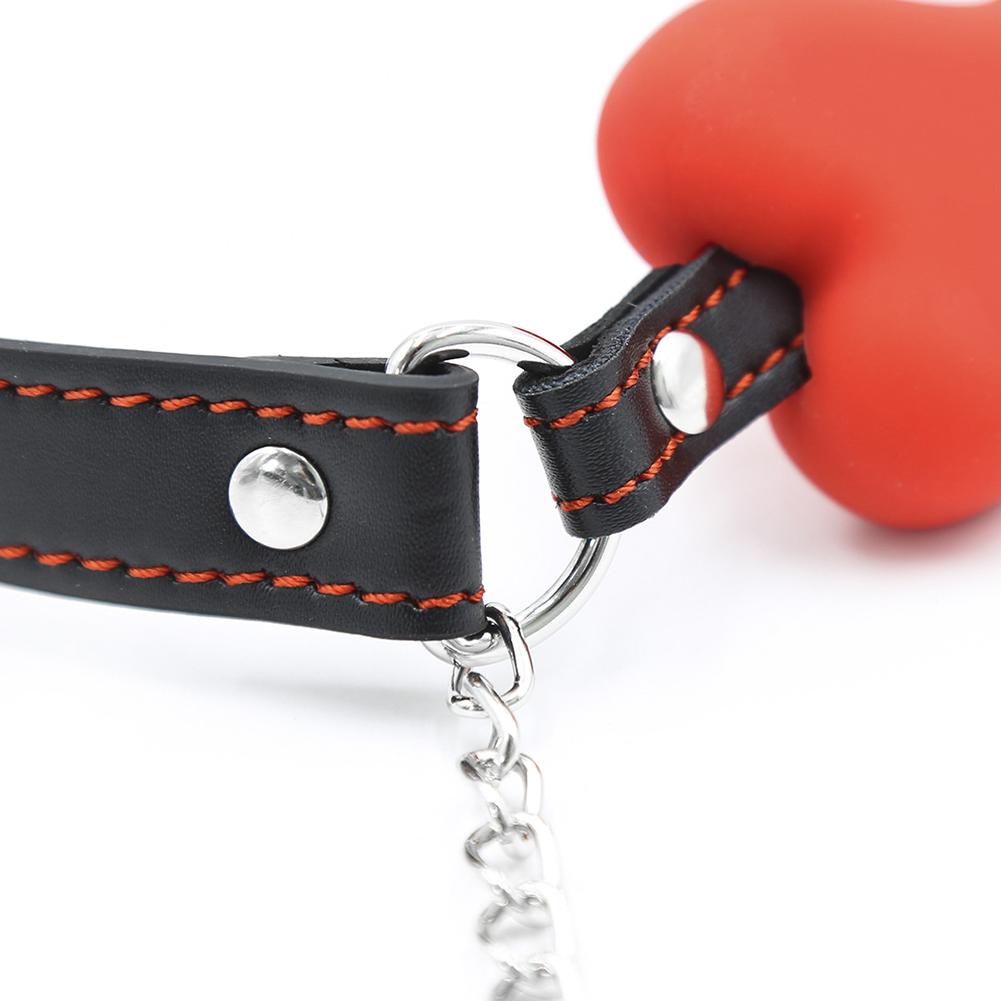 Bondage Restraint Ball Gag SM Chest Harness Breast Clamp Neck Collar for Sex Game