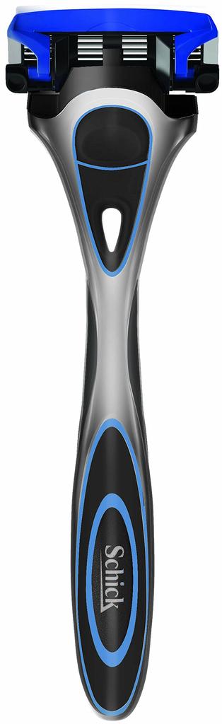 Бритва Schick Hydro 5 Premium с 5 лезвиями большой емкости, набор из 9 сменных лезвий, выгодная упаковка с подставкой для корпуса, мужская