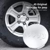 4Pcs 55/63MM Car Wheel Center Cover Stickers Hub Cap Decoration For Jeep Grand Cherokee Wrangler JK Gladiator Compass Renegade P