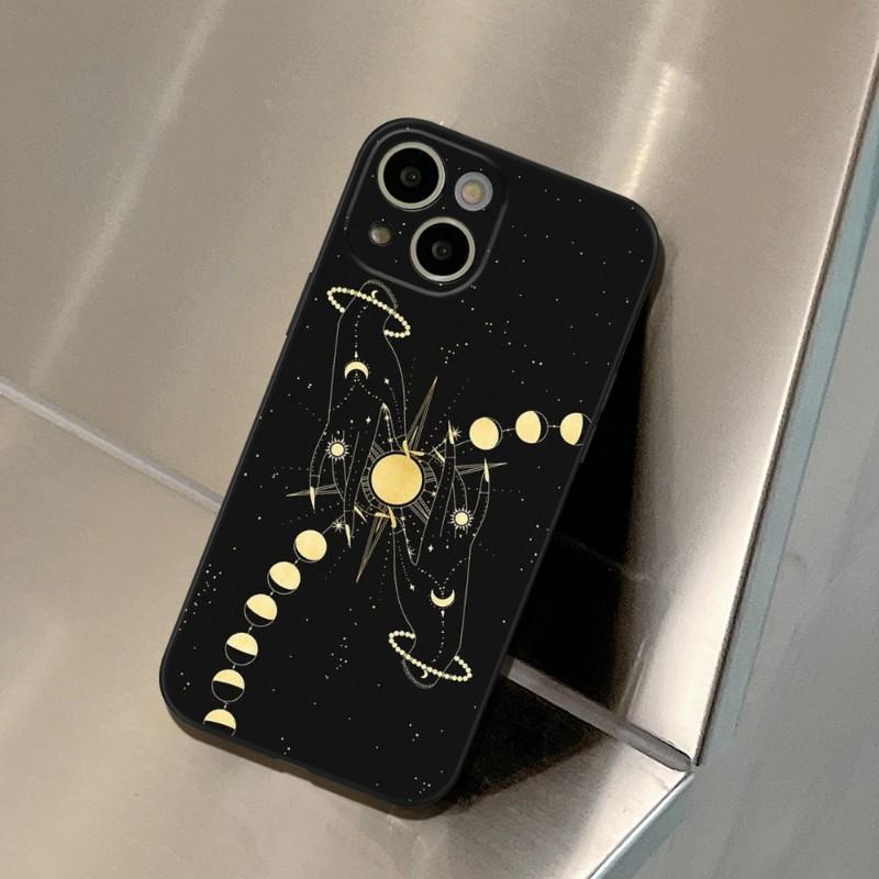 Чехол для телефона Witches Moon Tarot Mystery Totem для IPhone 15 14 11 12 Pro 8 7 Plus X 13 Pro MAX XR XS MINI SE 2020, черные чехлы
