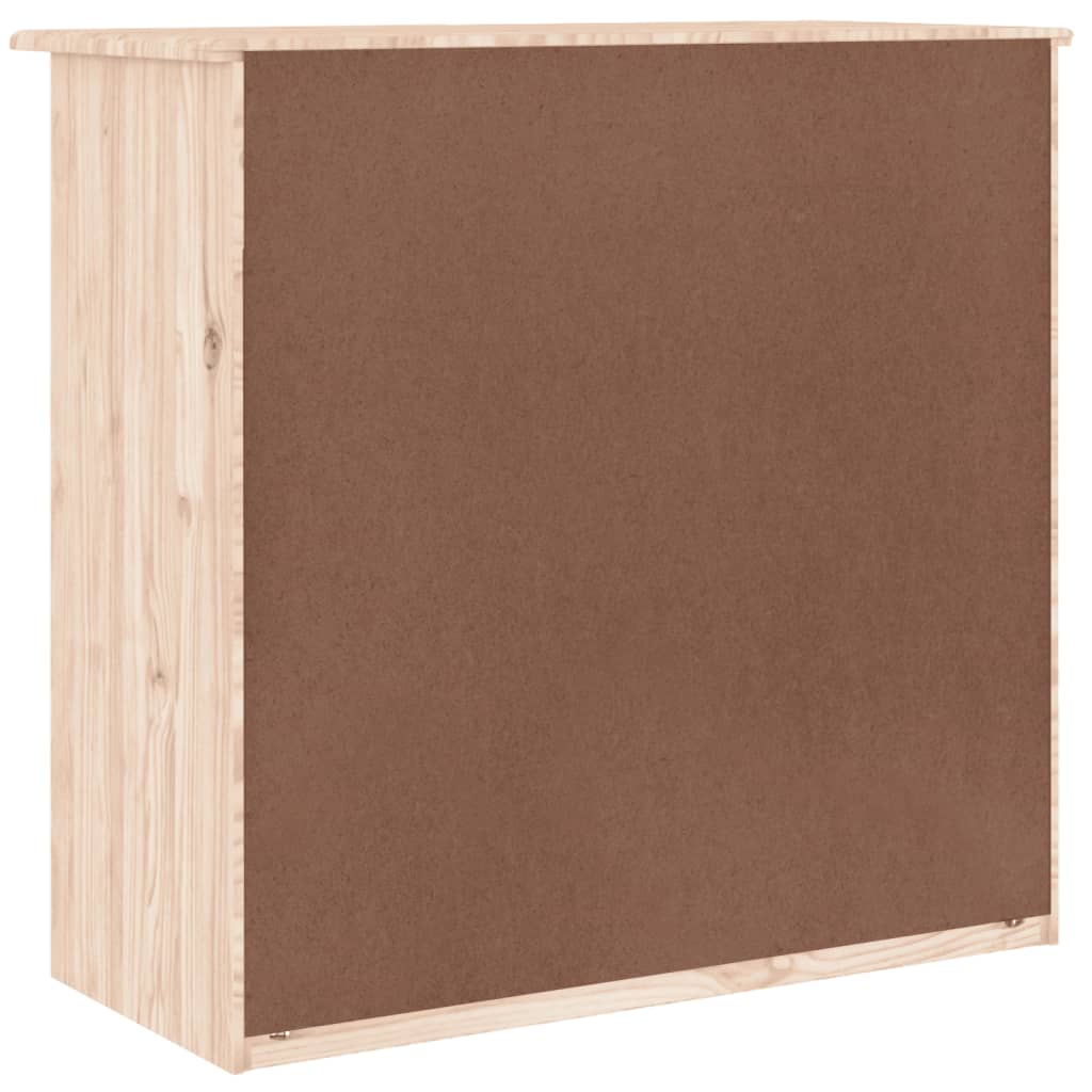 ALTA Chest of Drawers 77 x 35 x 73 cm Solid Pine Wood