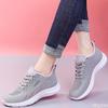 2025 Breathable Sneakers Ladies Running Shoes Summer Light Mesh Air Cushion Women's Sports Shoes Outdoor Lace Up Training Shoe