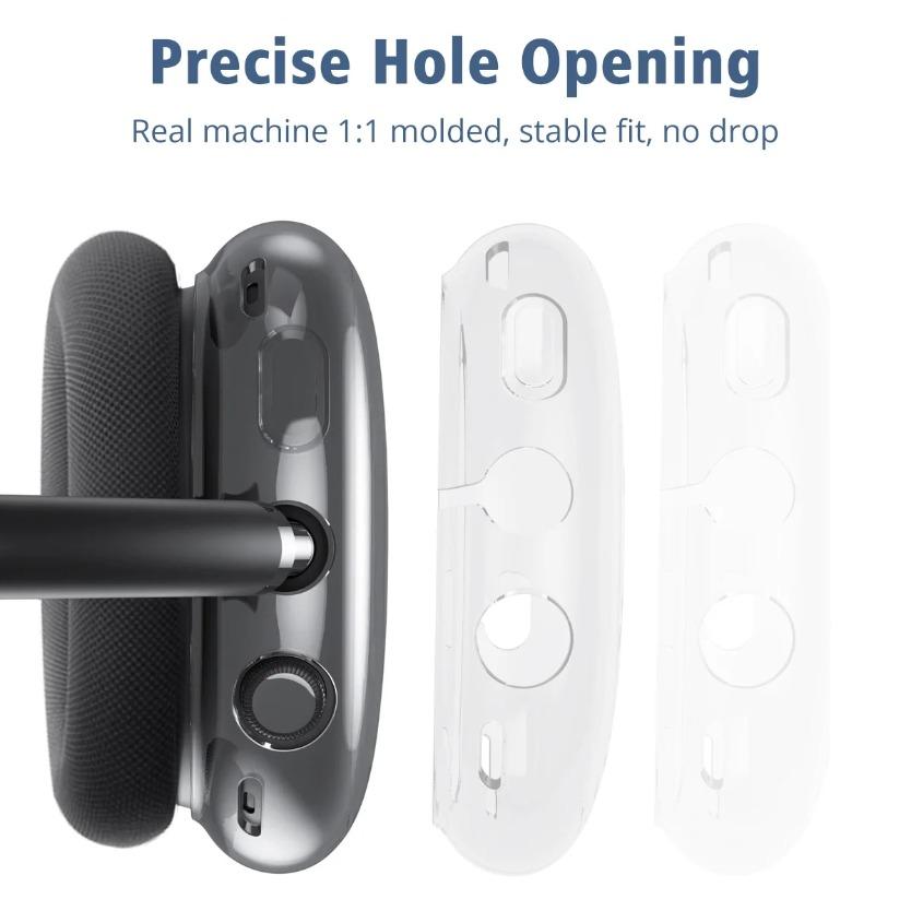 Аксессуары для наушников Прозрачный чехол Мягкий ТПУ Чехол с защитой от царапин Чехол-рукав Защитные чехлы Для Apple AirPods Max