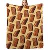 Tim Tam Pattern Throw Blanket Warm Throw Blanket Gift for Anniversary