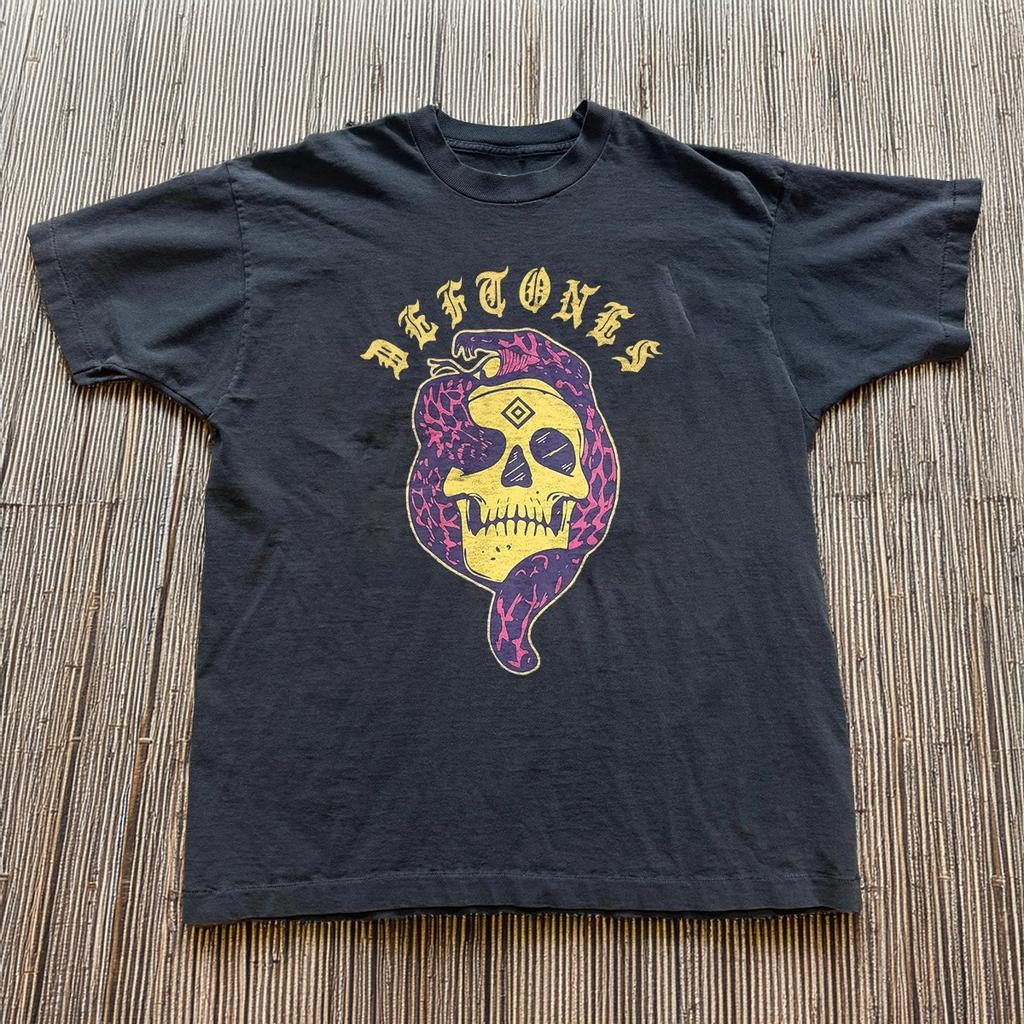 Vintage Deftones 2017 Tour Tee White Short Sleeve Unisex T-Shirt Size S-5XL