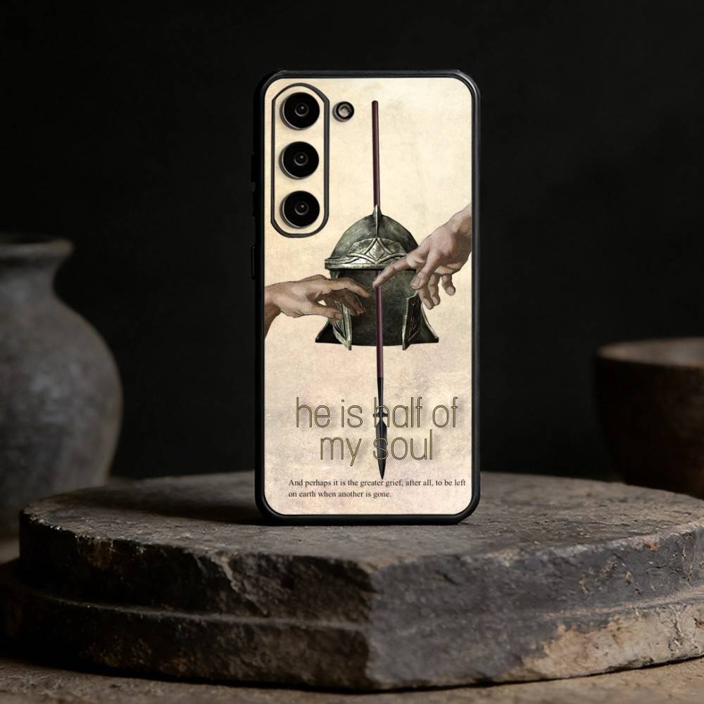 Чехол для телефона The Songs Of A-Achilles для Samsung Galaxy A20, 21s, 22, 31, 32, 52, 53, 72, 73, 80, 91 Мягкий черный корпус