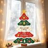 Cartoon Christmas Tree Door Sign Paper Door Hanging Ornament Xmas Hanging Flag  Retailers