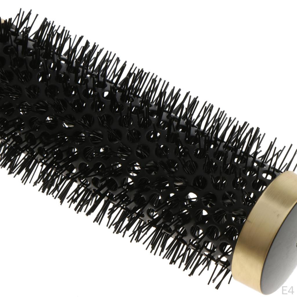 1 шт. Алюминиевая и нейлоновая круглая расческа-массажер для волос Щетка для волос