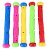 Set of 5 Diving Sticks - Non-toxic - PVC - Bright Colors - For Children - Aquatic Toys