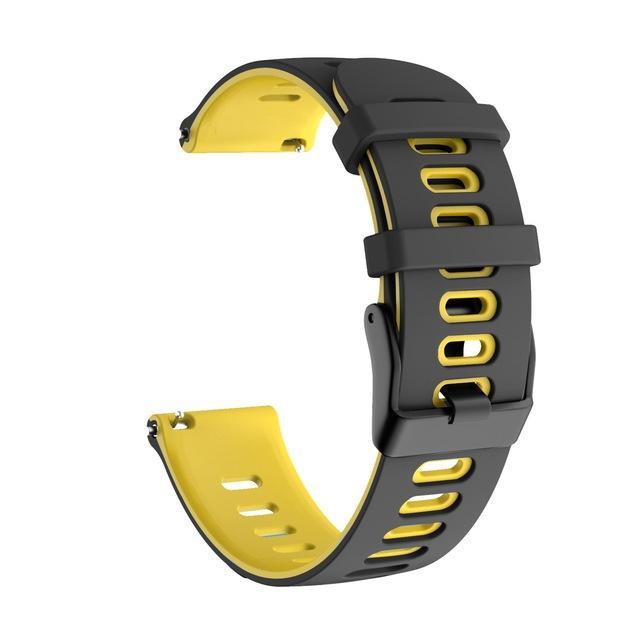 Ремешок для часов 20 мм для Garmin Vivoactive 5 3/Venu 2 Plus/SQ/Vivomove Trend/Forerunner 245 645, музыкальный спортивный силиконовый умный браслет