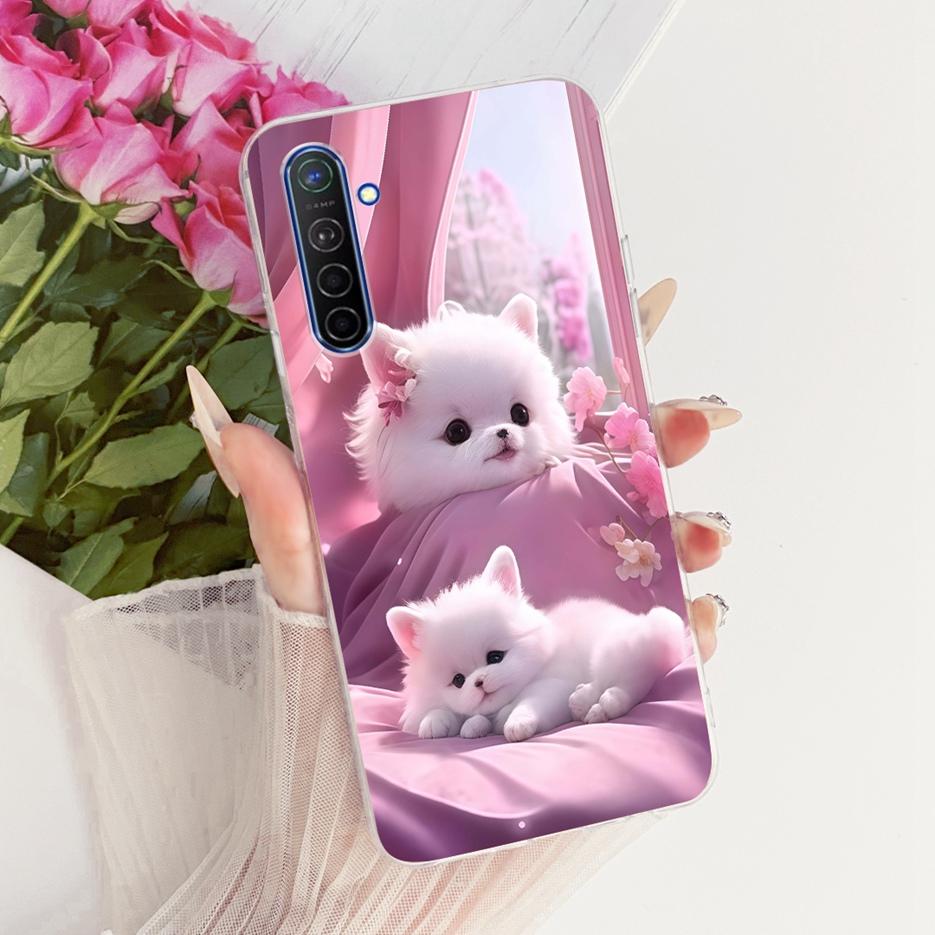 For Realme X2 Case Realme XT RMX1921 Luxury Butterfly Tree Painted Cover Soft Slim Phone Cases For Realme X2 Pro RealmeXT Fundas