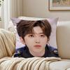 Подходит для подарка фанатам Chinese Star CCai Xukun Наволочка на подушку Льняная наволочка Мягкая для дивана кровати Декор комнаты дома
