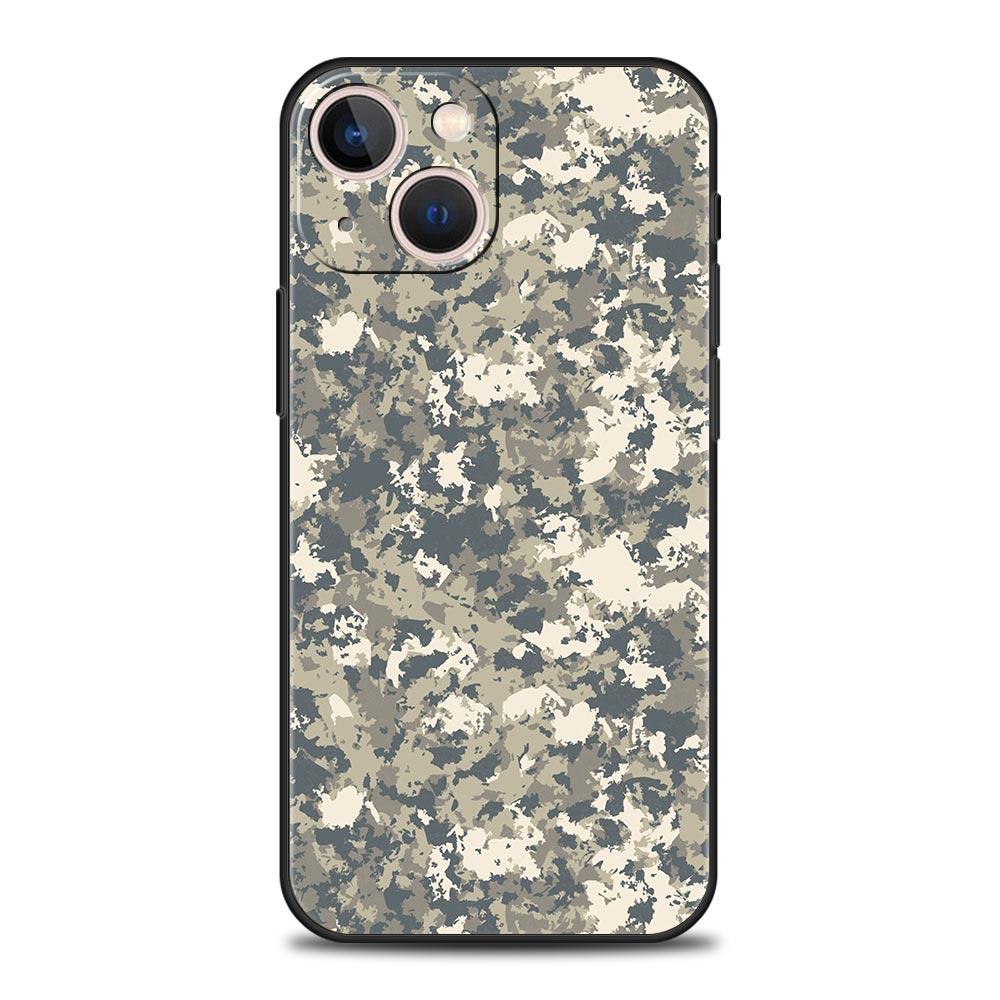 Чехол для телефона iPhone 16 15 14 13 12 11 Pro Max XS X XR SE 7 8 Plus Корпус Камуфляж Камо Военный Армейский Чехол iPhone 16e