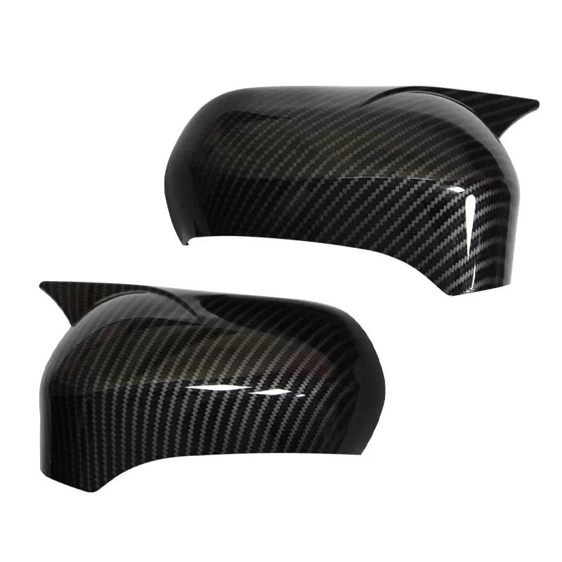 Для Honda CIVIC 8-го поколения 2005-2010 Крышка бокового зеркала заднего вида автомобиля Накладка на крыло Внешняя наклейка Корпус зеркала заднего вида Отделка Черный карбон