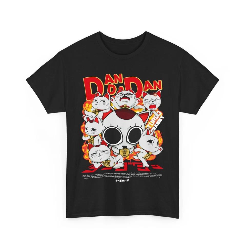 Dandadan Cat Turbo-Granny Cute Anime Manga Cat Costume Best Unisex T-shirt Black Unisex T-shirt