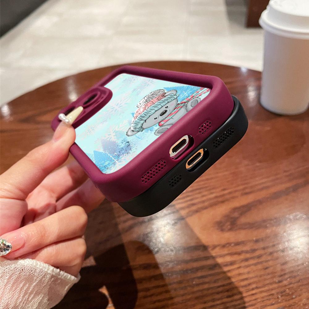 N116 Счастливого Рождества С Новым годом арт Мягкие чехлы для телефонов Angel Eyes для iPhone 16 15 14 13 11 Pro Max 8 7 6s Plus 12 mini XR XS Max Противоударный чехол