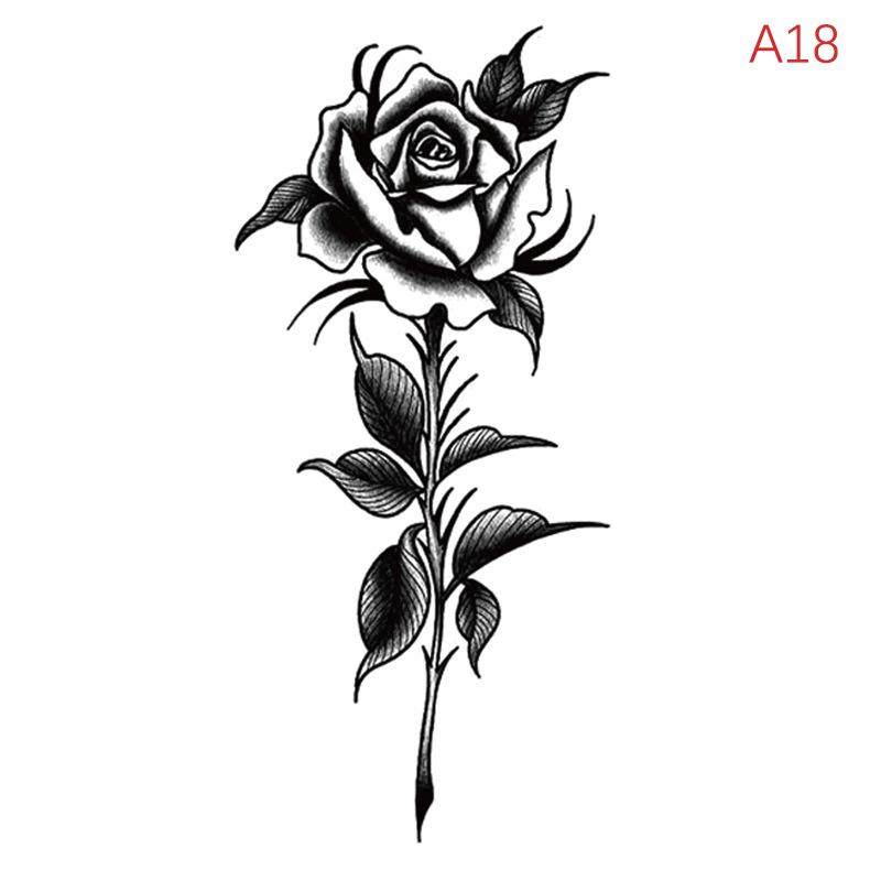 Водонепроницаемая временная татуировка-наклейка перо ключица лодыжка флэш-тату дракон змея цветы боди-арт рука поддельный рукав татуировка для женщин