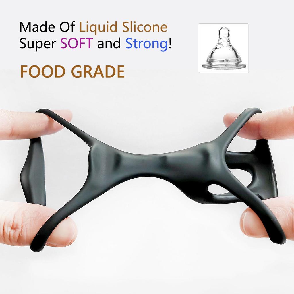 Soft Silicone Penis Cock Ring Set Male Ball Scrotum Stretcher Penis Lock Cock Ring Delay Ejaculation Enlargement Sex Toy Big Man