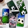 Чехол для телефона с дизайном Аниме Футбол для Samsung Galaxy S26 S25 S24 S23 S22 S21 S20 Ultra Plus FE 5G Черный Мягкий ТПУ