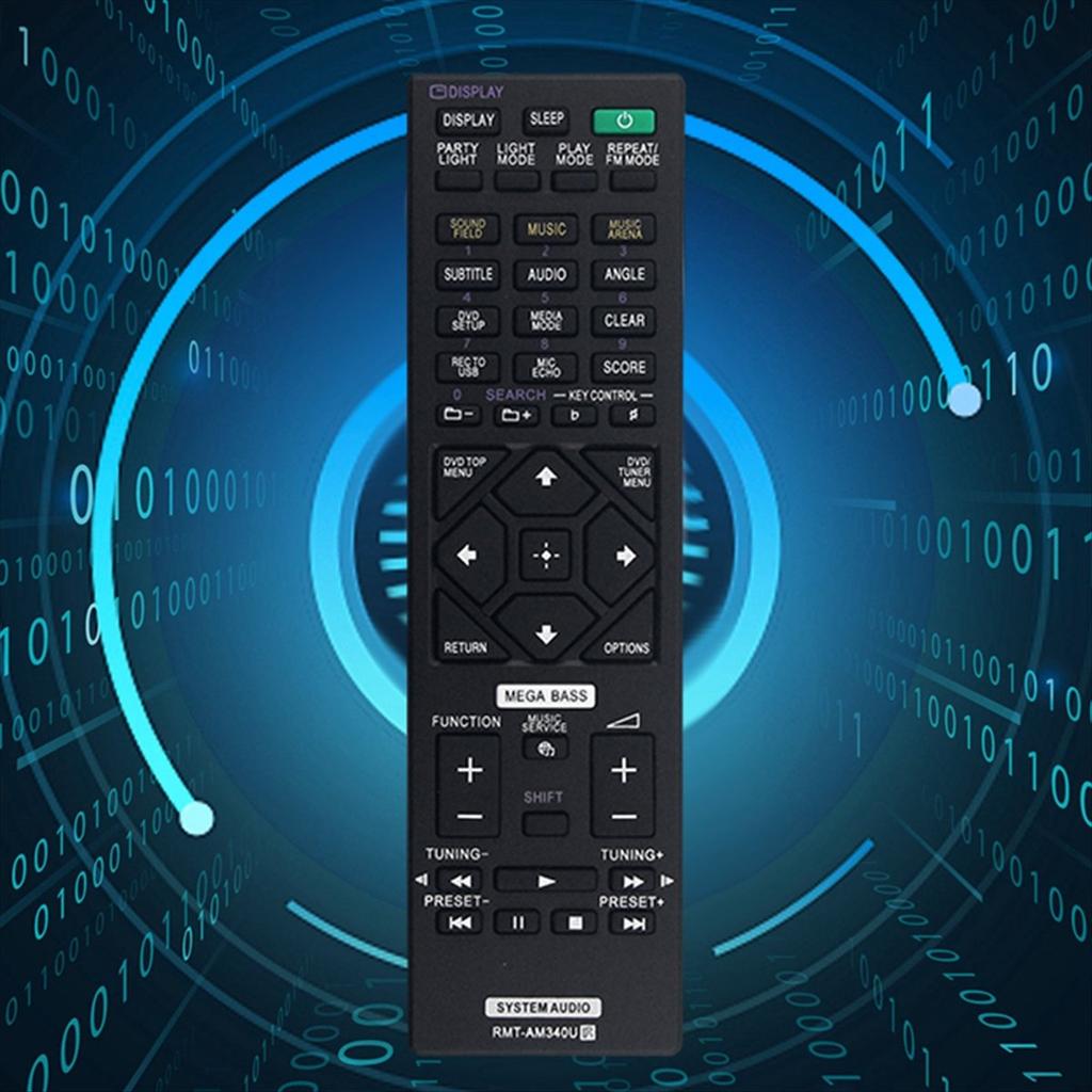 Replace -AM340U Remote Control for MHC-V02 MHC-V11 MHC-V77W MHC-V90W SA-V90W MHC-V90DW Home Audio Stereo System