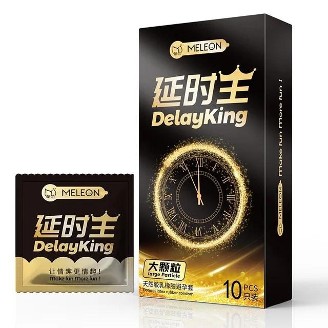 MELEON 10 шт. Презервативы с частицами для мужчин, задержка эякуляции, латексные, длительные, для мужчин