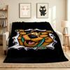 Scooby Doo Flannel Blanket Throw Blanket Soft Warm Sofa Bed Camping Home Decor Unique Christmas Gift C922157