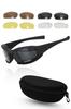 MO FACTORY Motorcycle with 4 Interchangeable Reduces Blocks and Offers Wind and UV Perfect for and Road with Case Goggles, Polarized, Lenses, Glare,