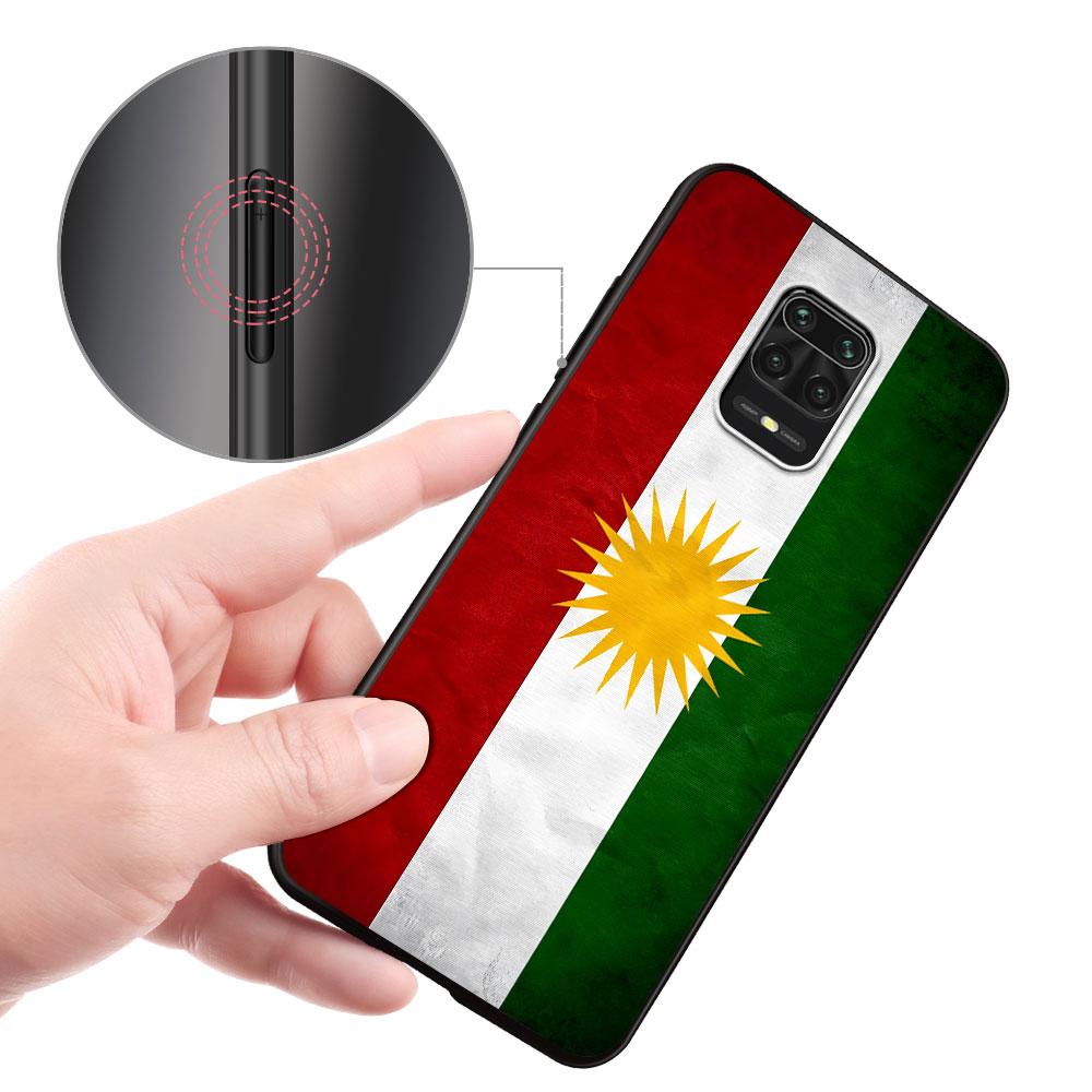 Чехол-арт с флагом Курдистана для Xiaomi Redmi 10 10C 9C 9A 9i 9 Prime 9T 12 12C 10A K40 Pro Черный Мягкий ТПУ Чехол-сумка для мобильного телефона