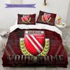 Energie Cottbus Anniversary Custom Name Pattern Bedding Quilt Set Quilt Cover Pillowcase Home Birthday Gift(1 * duvet cover + 2 * pillowcase, without 