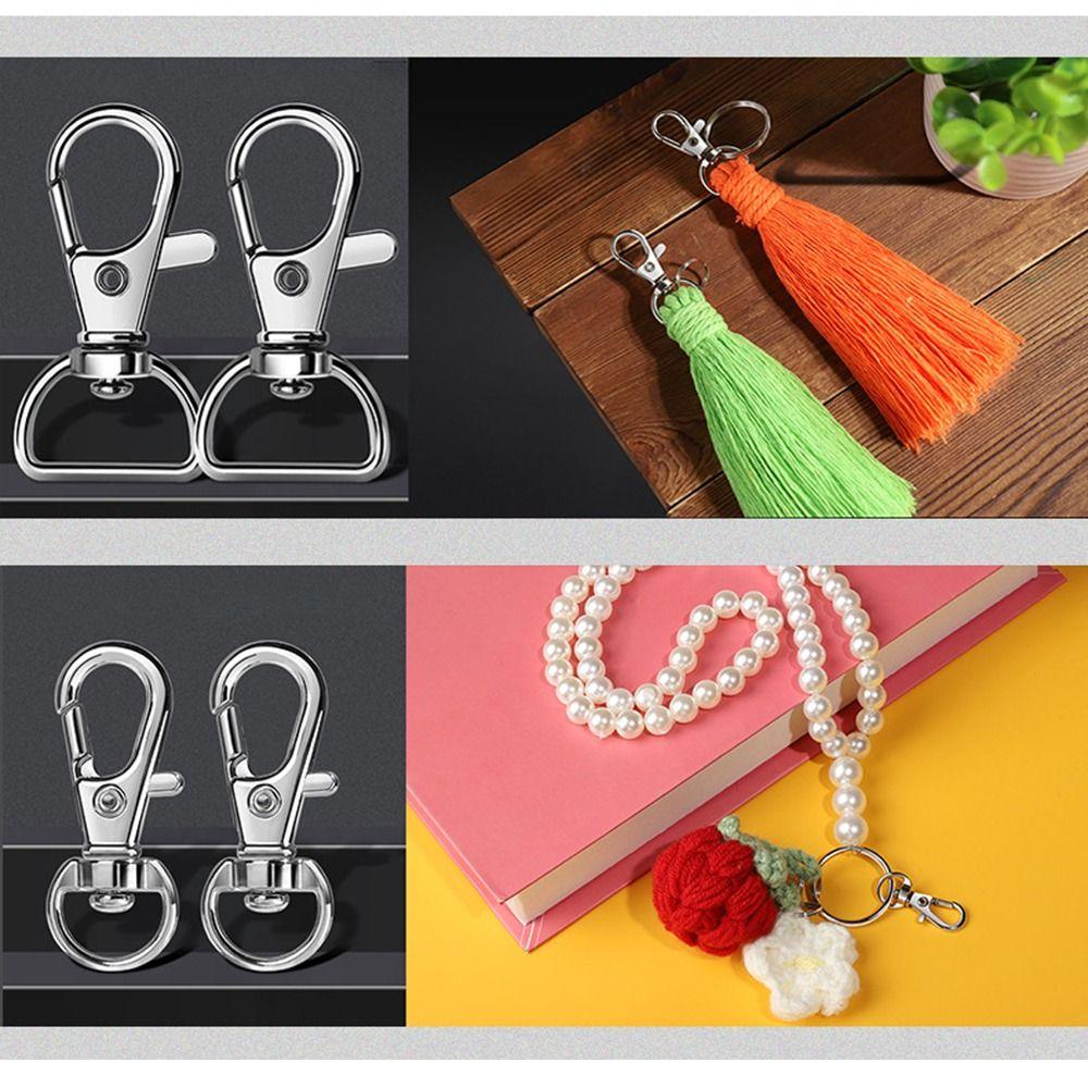 265 шт. Набор для изготовления брелоков с поворотными карабинами, соединительные кольца, набор для рукоделия, материалы для брелоков