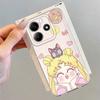 Чехол для Xiaomi Redmi Note 14 Pro Plus 9 10 14C 11 10S 13C 12 Note 13 11S A4 12S Мягкая накладка на телефон Аниме Сейлор Мун