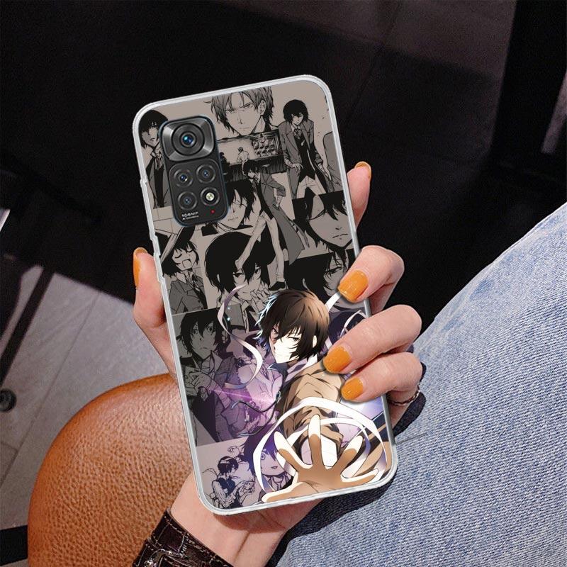 Чехол для телефона с изображением манги Bungo Stray Dogs для Xiaomi Redmi Note 15 14 14S 13 Pro Plus 12 12S 11S 11E 10S 10 11T 5G Unique