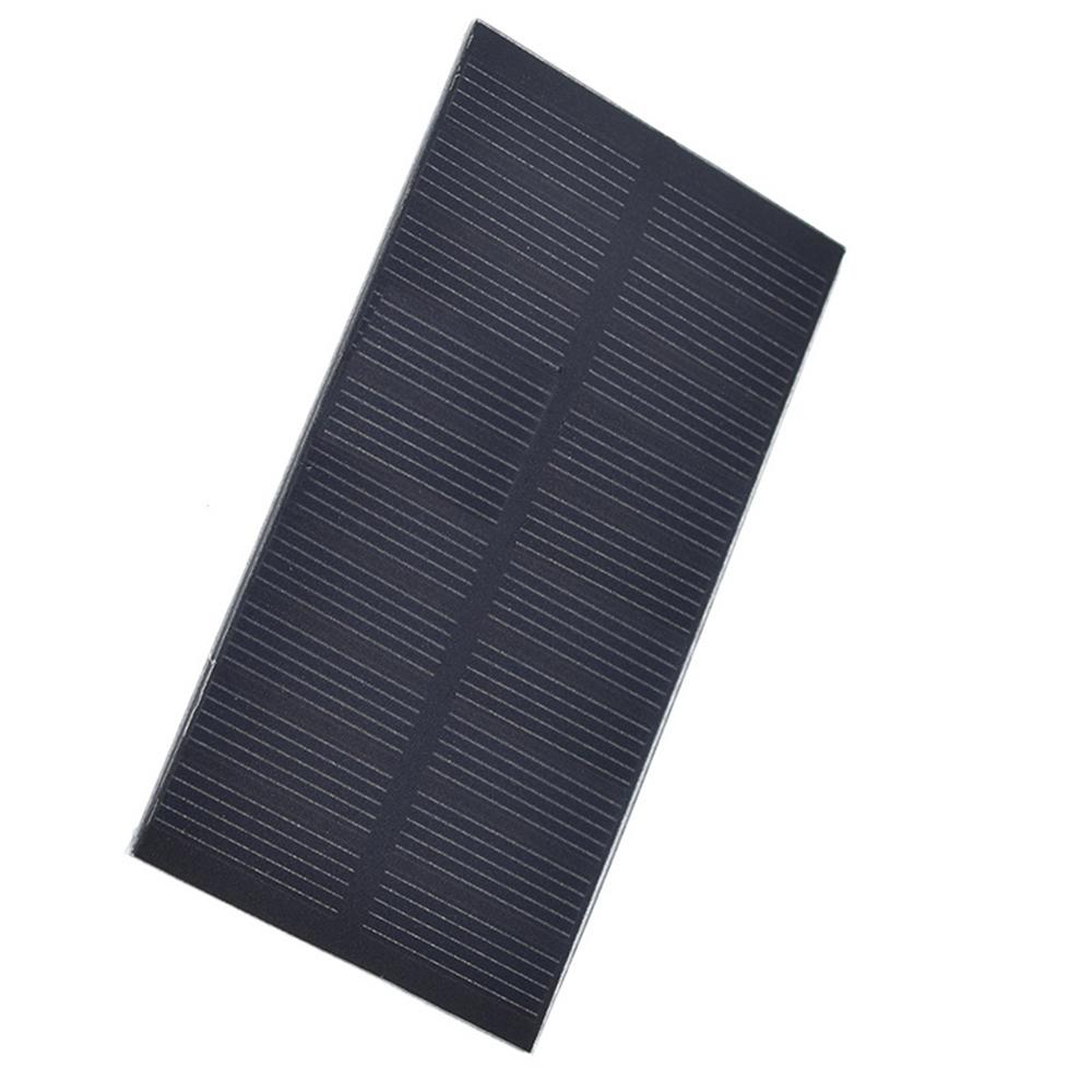 1W 5V Single Crystal Solar Panel Board Power Generating Panel 107x61x2MM Single Crystal Silicon Solar Panel PET Lamin