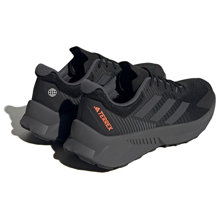 Adidas Terrex Soulstride Flow Black Impact Orange Men Sneakers Core-Black Grey-Six GX1822