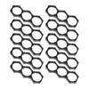 10pcs For 21700 Cell Holder Brackets Plastic Frame ABS+PC Black Design